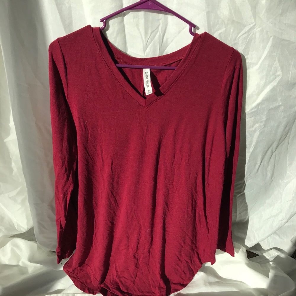 Quarter sleeve oversized shirt